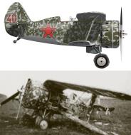 Asisbiz Polikarpov I 153 IAP Red 40 captured during the Barbarrosa onslaught at Minsk 1941 0C