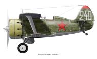 Asisbiz Polikarpov I 153 IAP Silver 240 destroyeded during the Barbarrosa onslaught 1941 0A