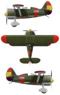 Asisbiz Spanish Civil War Republican Polikarpov I 15 coded CC091 Spain 1937 39 0A