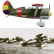 Asisbiz Spanish Civil War Republican Polikarpov I 15 coded CC091 Spain 1937 39 0B