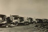 Asisbiz Various Polikarpov I 153 aircraft captured at Minsk during the Barbarrosa onslaught Russia 1941 ebay 07