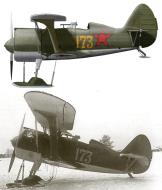Asisbiz WW Polikarpov I 153 152IAP DRAE Yellow 173 forced landed on Lake Oulunjarvi became FAF VH 11 24th Dec 1939 0B