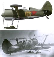 Asisbiz WW Polikarpov I 153 152IAP DRAE Yellow 173 forced landed on Lake Oulunjarvi became FAF VH 11 24th Dec 1939 0C