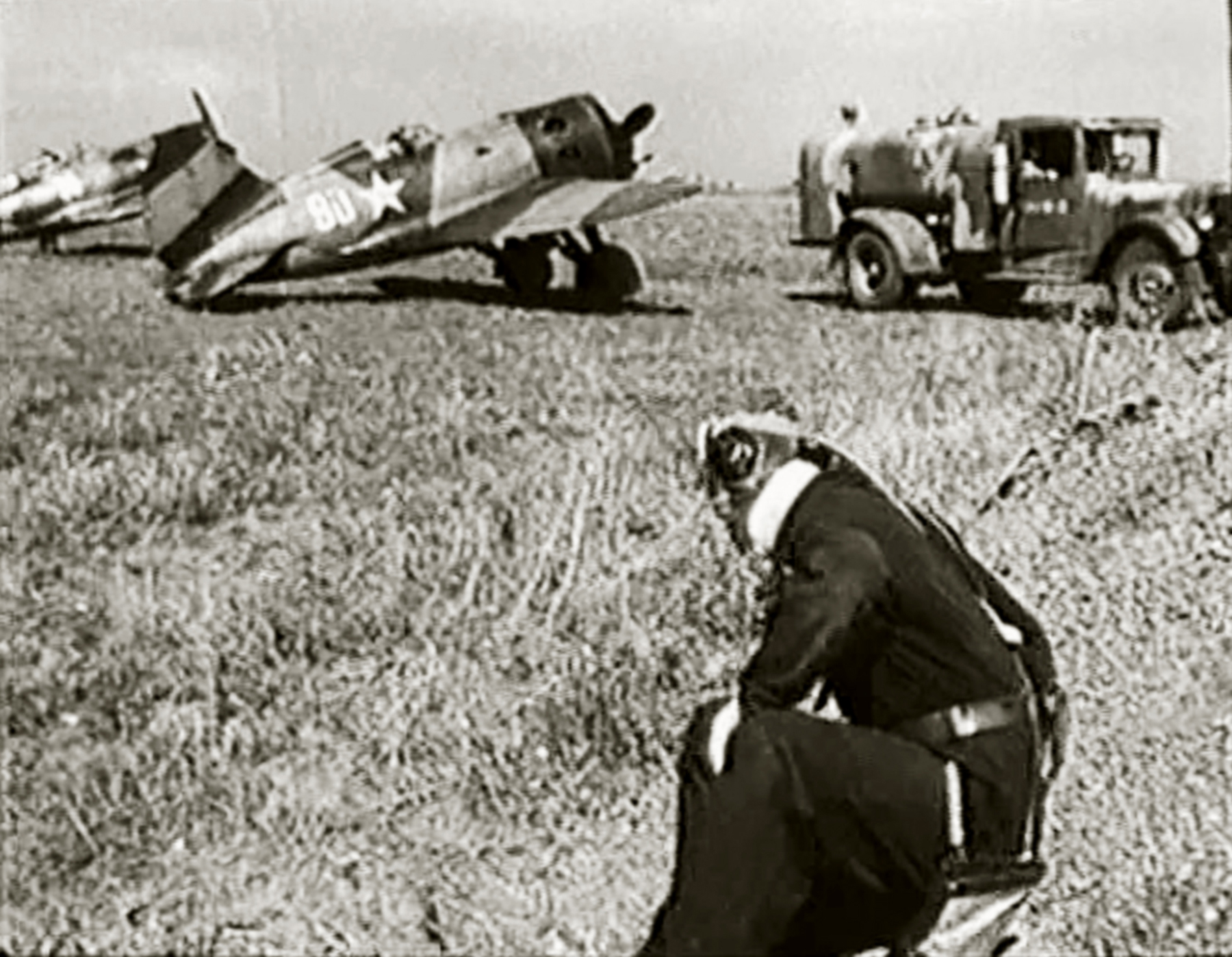 Polikarpov I 16 631IAP 141IAD White 80 Kuibyshevsky Air Defense District 01