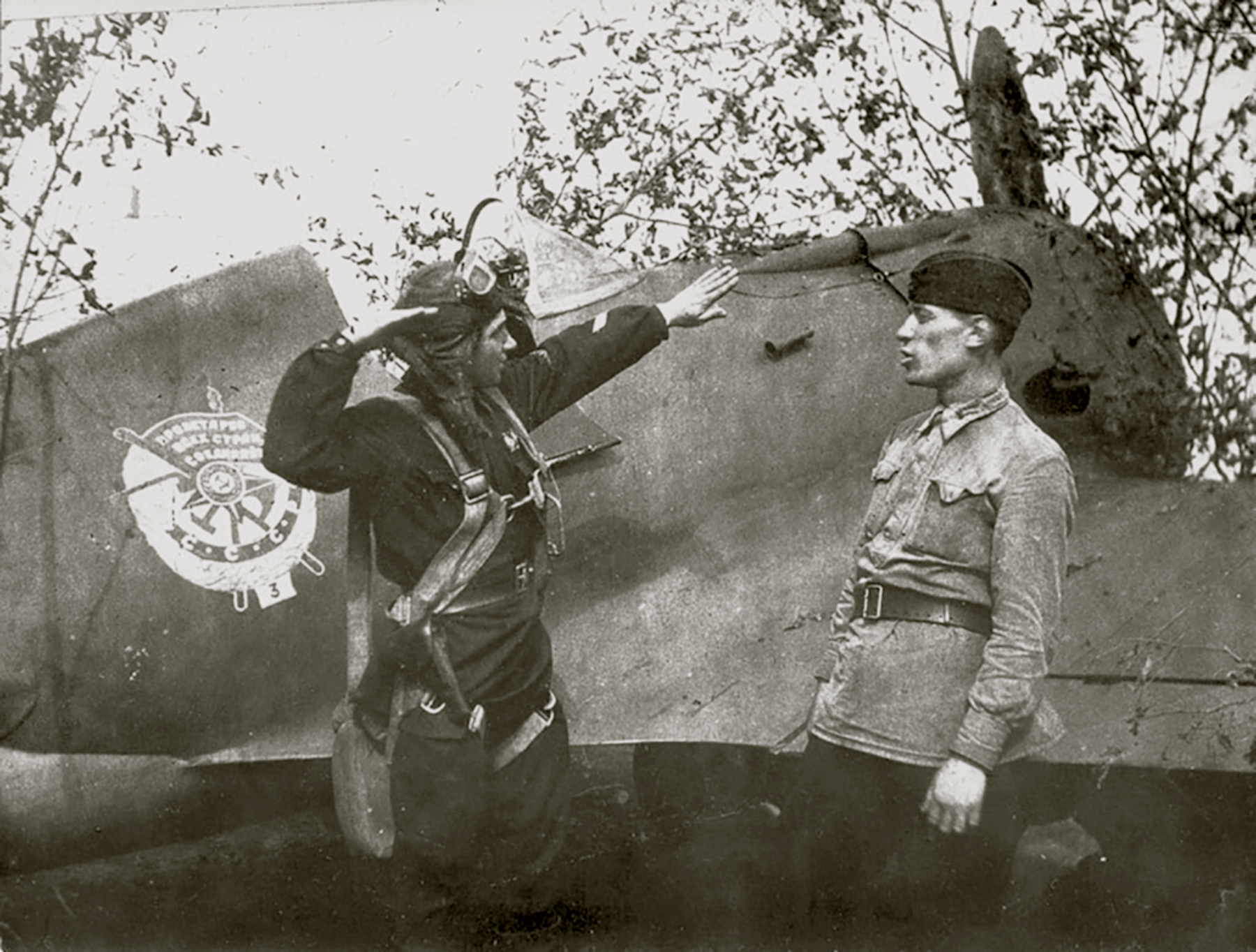 Polikarpov I 16 88IAP 44IAD later 159GvIAP ace Vasilii Sergeyevich Batyaev and GG Volyntsev 01