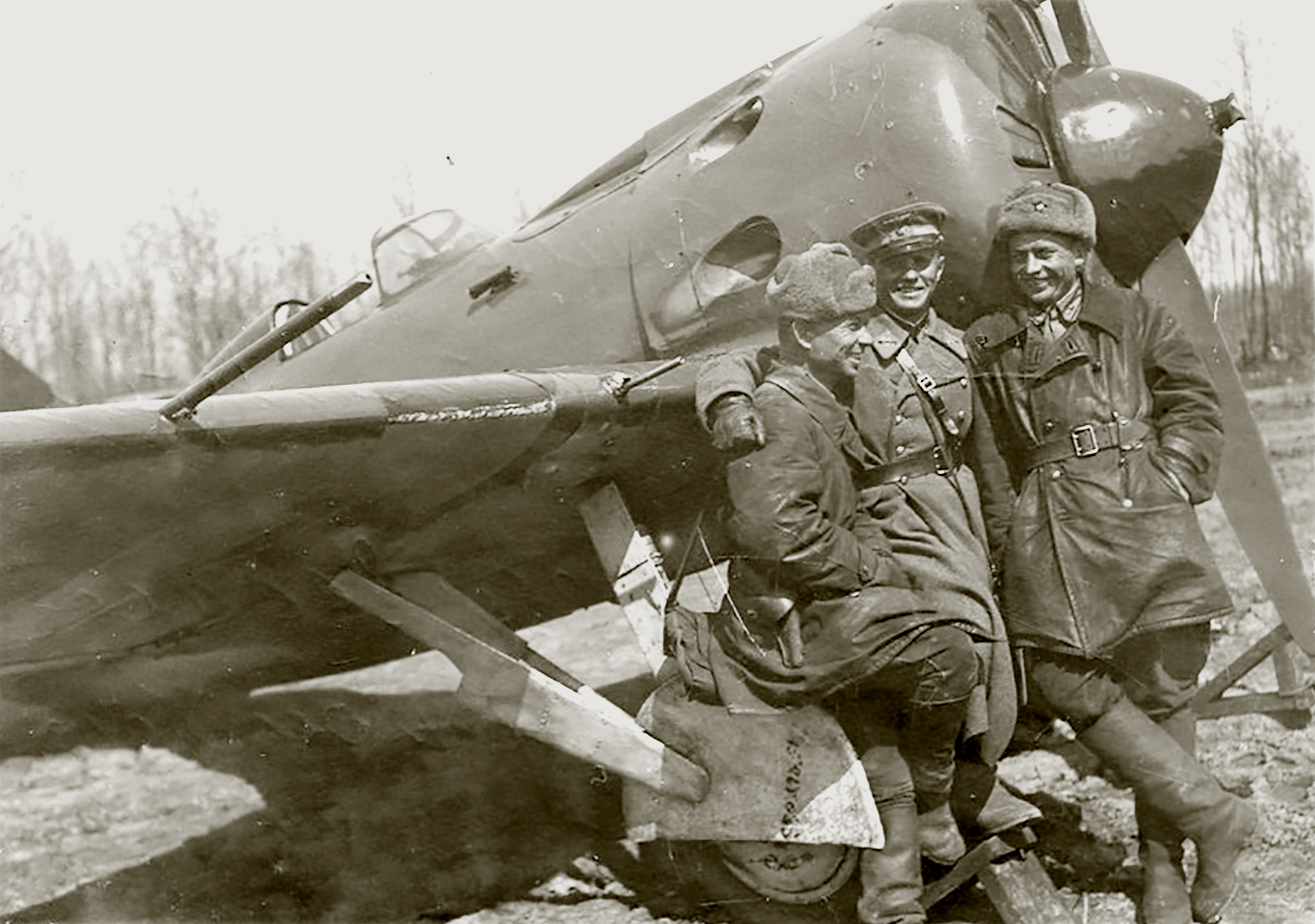 Polikarpov I 16 type 5 826IAP Capt NV Kononov at Voronezh Borisoglebsk Air Defense 1942 02