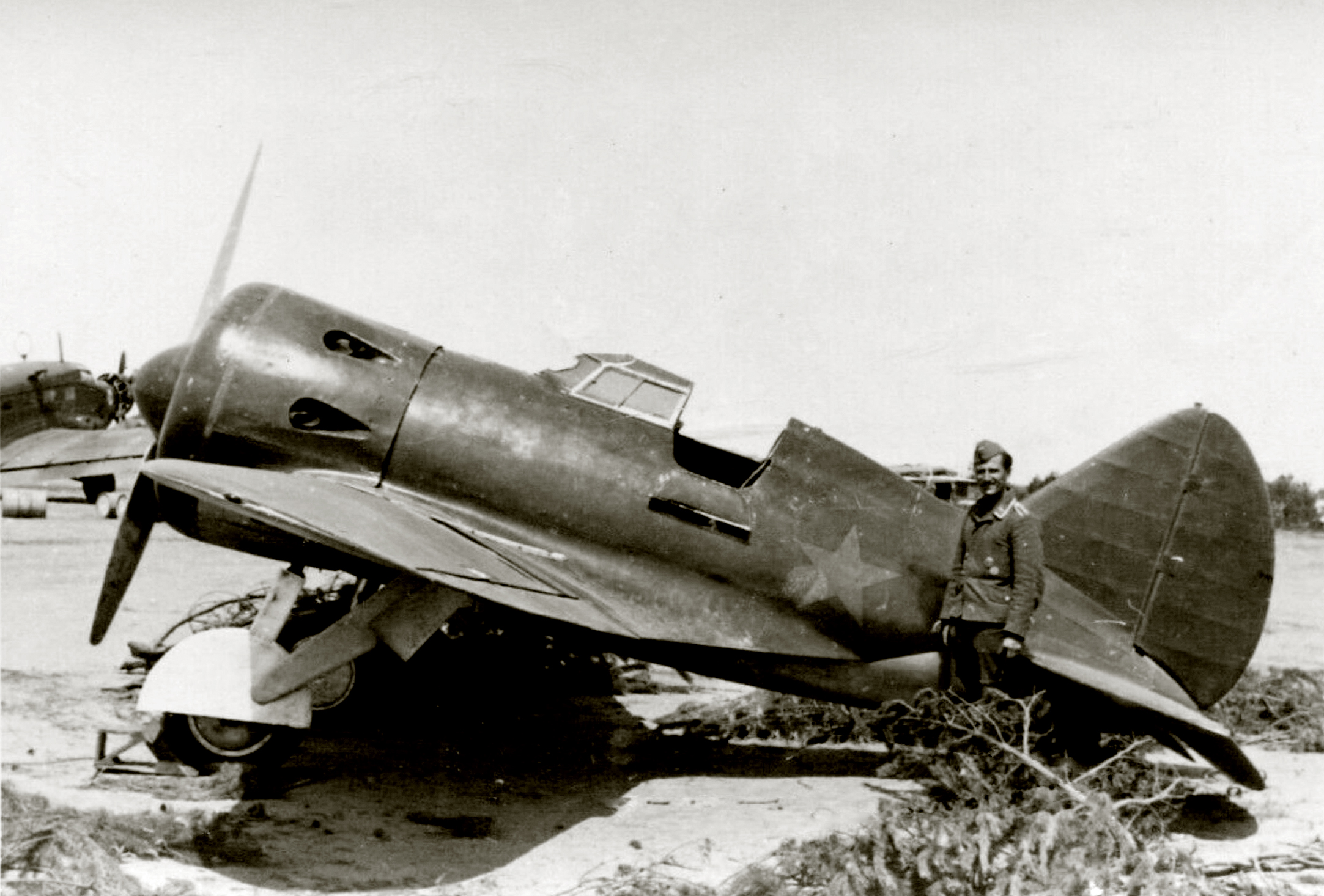 Polikarpov I 16 type 5 captured intact during the Barbarosa onslaught 1941 ebay 02