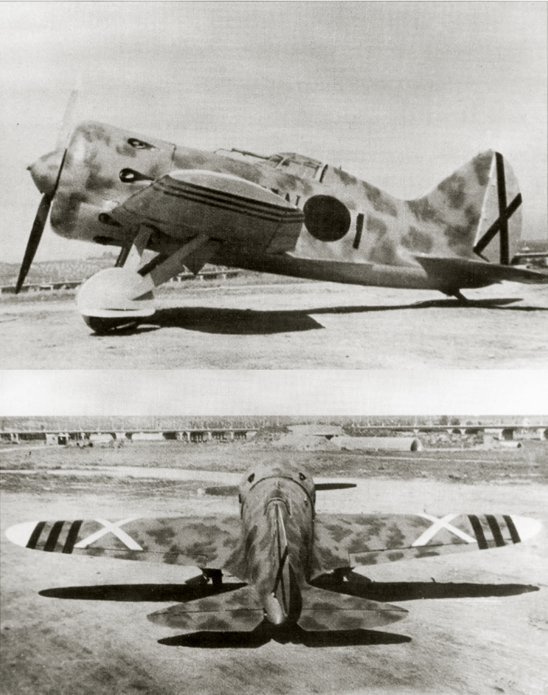 SCW Polikarpov I 16 Nationalist Grupo IW1 based at Madrid Cuatro Vientos 1940 41 02