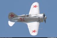 Asisbiz Airworthy Polikarpov I 16 cn 1561G34 flying as Red 34 01