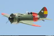 Asisbiz Airworthy Polikarpov I 16 type 24 cn 2421039 flying as Spanish Republican AF CM249 SCW 03