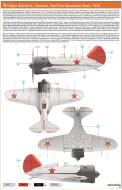 Asisbiz Polikarpov I 16 type 10 Red Five Aerobatics Team Major Mikhail N Yakushin 1939 by Eduard 0A