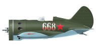 Asisbiz Polikarpov I 16 type 18 266IAP 1Sqn White 668 sn 2721D48 Baku oil fields from German raids 1942 0A
