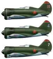 Asisbiz Polikarpov I 16 type 5 494IAP Red 10 Blue 4 and Silver 7 Shauliai Lithuania 1941 0A