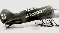 Asisbiz WW Polikarpov I 16 type 5 14GvIAP Klaipeda 61IABR Baltic fleet Silver 13 Winter War 1939 40 01