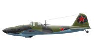 Asisbiz Ilyushin Il 2 Sturmovik 8GvShAP Red 1 Caucasian front 0B