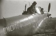 Asisbiz Ilyushin Il 2 Sturmovik 8GvShAP slogan Death to fascism pilot VM Vartanyan Caucasian front 1943 02