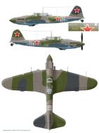 Asisbiz Ilyushin Il 2M3 Sturmovik 943ShAP 277ShAD White 94 Leningrad area in late 1943 0A