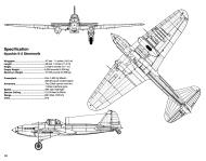 Asisbiz Technical drawing or blue print of Ilyushin Il 2 Shturmovik specifications from Signal 0A