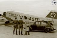 Asisbiz Lufthansa Junkers Ju 52 3m D AQIT WNr 5112 later Luftwaffe Stkz DD+MG Regierungstaffel at Munchen 01