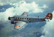 Asisbiz Swiss Air Force Junkers Ju 52 A703 presevered in flight over Switzerland web 01