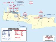 Asisbiz A Map showing the Battle of Crete 1941 wiki 0A