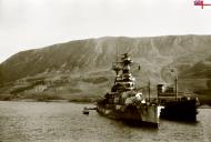Asisbiz HMS Barham oiling in Suda Bay Battle of Crete Greece IWM AX28A