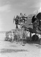 Asisbiz MTO Junkers Ju 52 Transportgeschwader 4 undergoing BMW engine replacement at Corfu field 1942 06