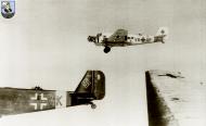 Asisbiz Ostfront Demyansk airlift Junkers Ju 52 2.KGrzbV9 4V+AK WNr 6682 and Stkz VB+UF WNr 6515 Feb 1942 01