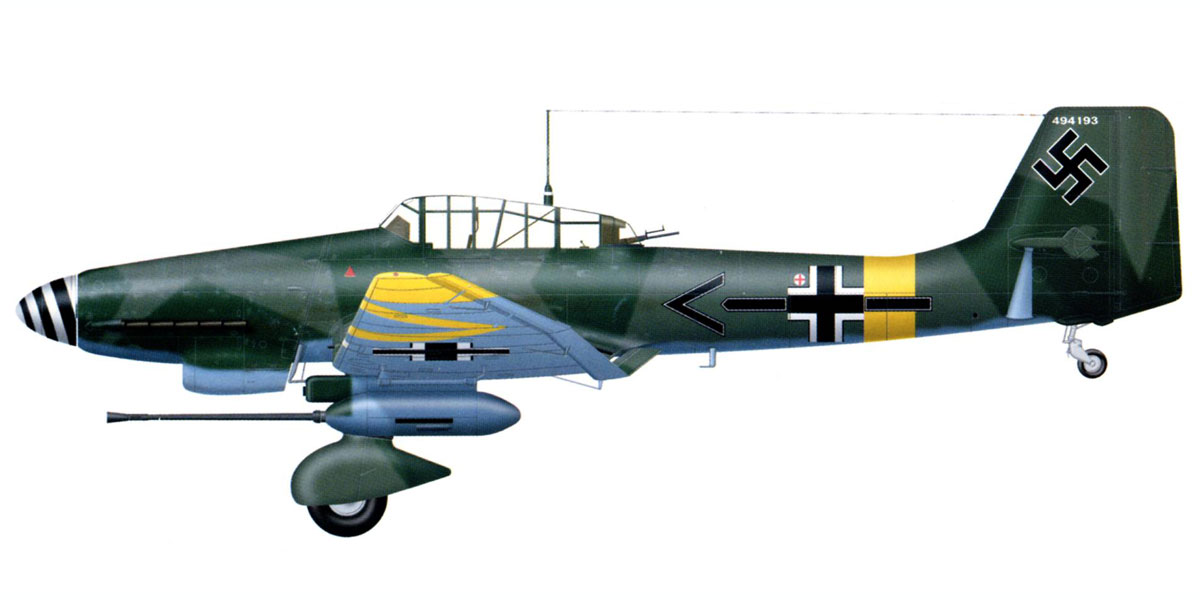 Junkers Ju 87G2 Stuka Stab 10.(Pz)SG2 Hans Ulrich Rudel WNr 494193 Slovakia 1944 0B
