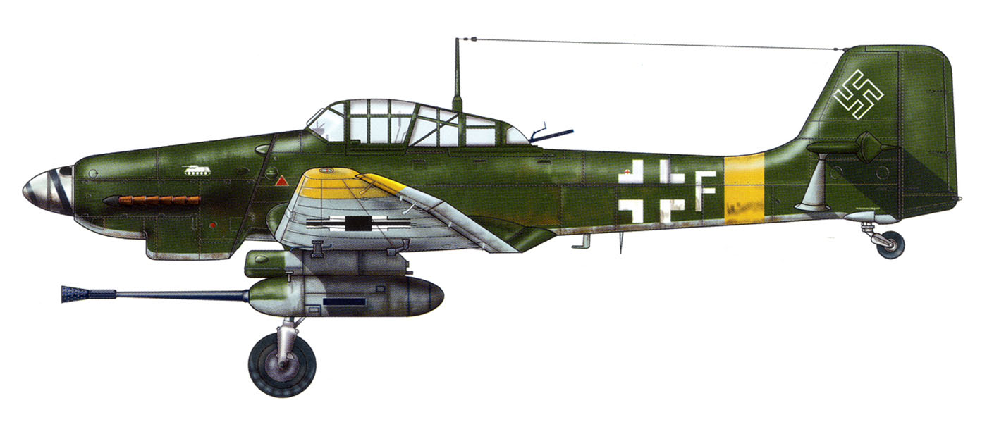 Junkers Ju 87G Stuka EATS (+F) Russia 1943 0A