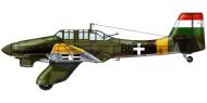 Asisbiz Junkers Ju 87A Stuka HAF (B6+06) Hungary 1943 0A