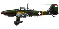 Asisbiz Junkers Ju 87D5 Stuka HAF 1.102 B6+31 Hungry 1944 0A