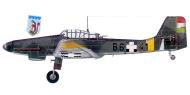 Asisbiz Junkers Ju 87D5 Stuka HAF 1.102 B6+41 Hungry 1944 0A