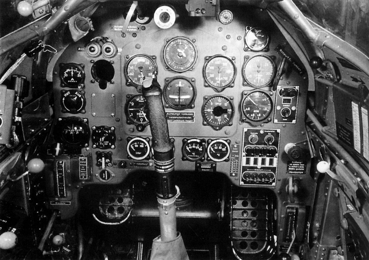Aircraft factory Junkers Ju 87 Stuka cockpit section front instrument pannel for B2 and R2 01