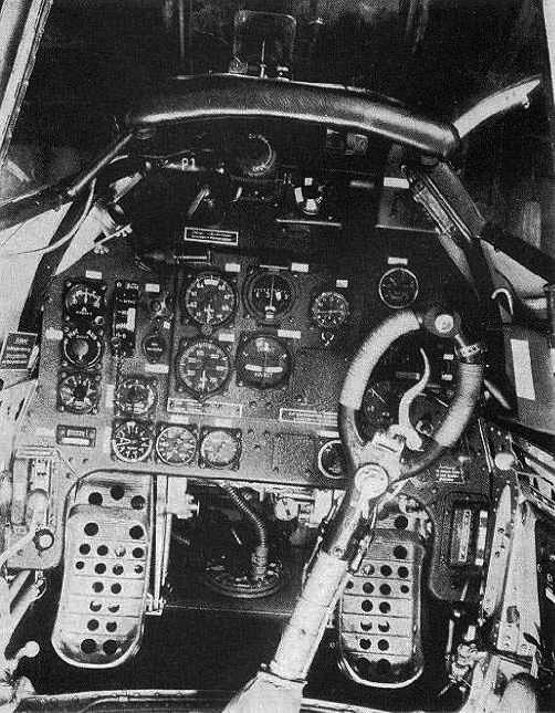 Aircraft factory Junkers Ju 87B Stuka cockpit section front panel 01