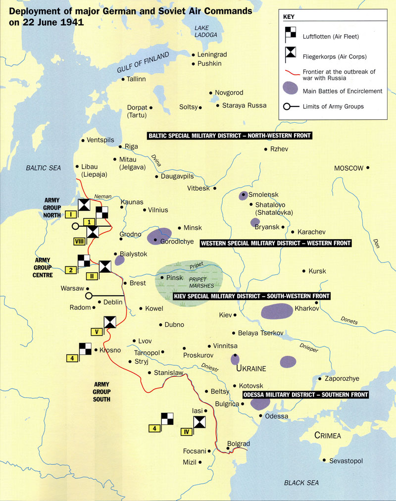 Artwork showing a map of deployment of German forces prior to Operation Barbarossa 22nd June 1941 0A