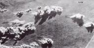 Asisbiz Ground targets hit by Stukas bombing British tanks and transports 1941 01