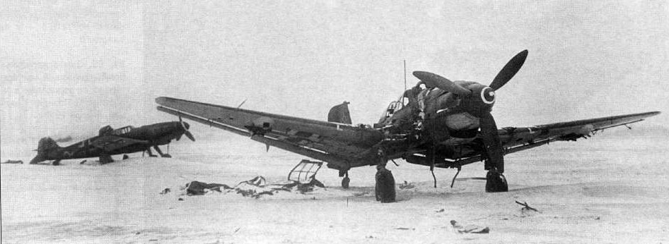Junkers Ju 87D Stuka (+B) abandoned Germany 1945 03