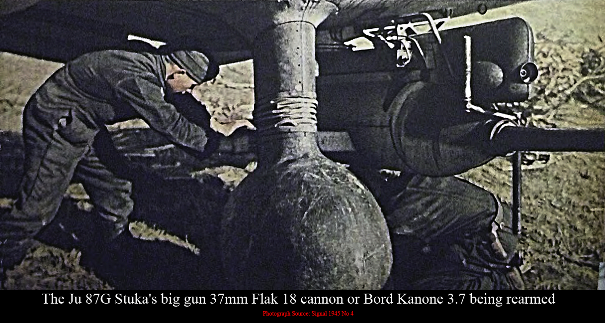 The big gun 37 mm Flak 18 cannon or Bord Kanone 3.7 underwing gondolas 05