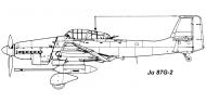 Asisbiz Diagram of Junkers Ju 87G2 Stuka blue print 0A