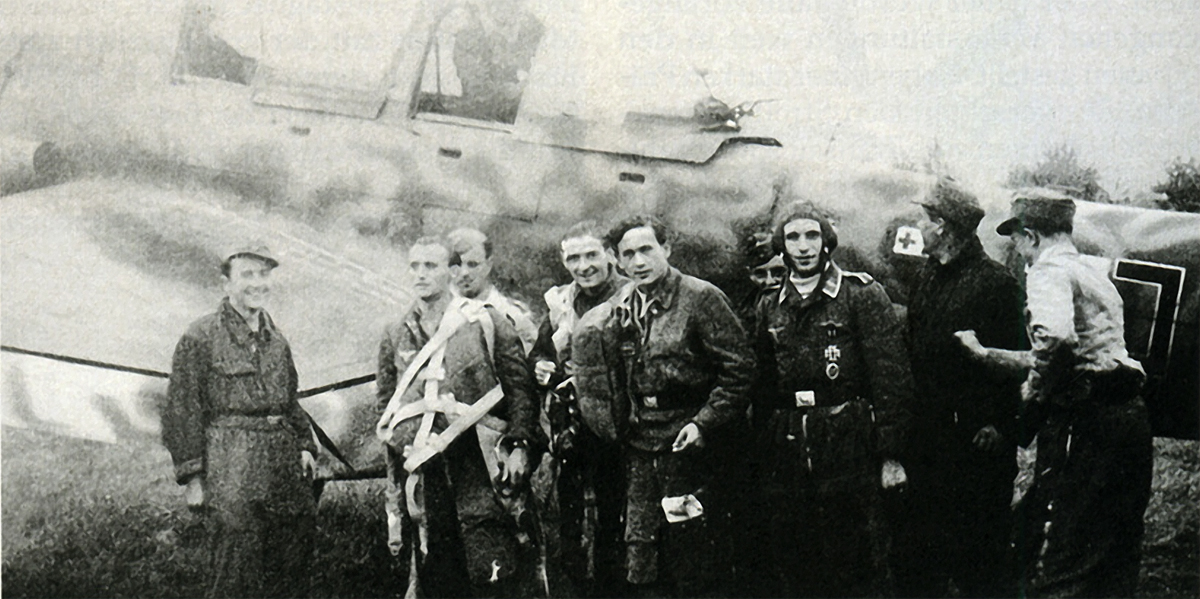 Aircrew 2 staffel Nachtschlachtgruppe 9 personnel Italy 1944