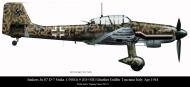 Asisbiz Junkers Ju 87D7 Stuka 1.NSG9 E8+SH Gunther Graser Tuscania Italy Apr 1944 0A