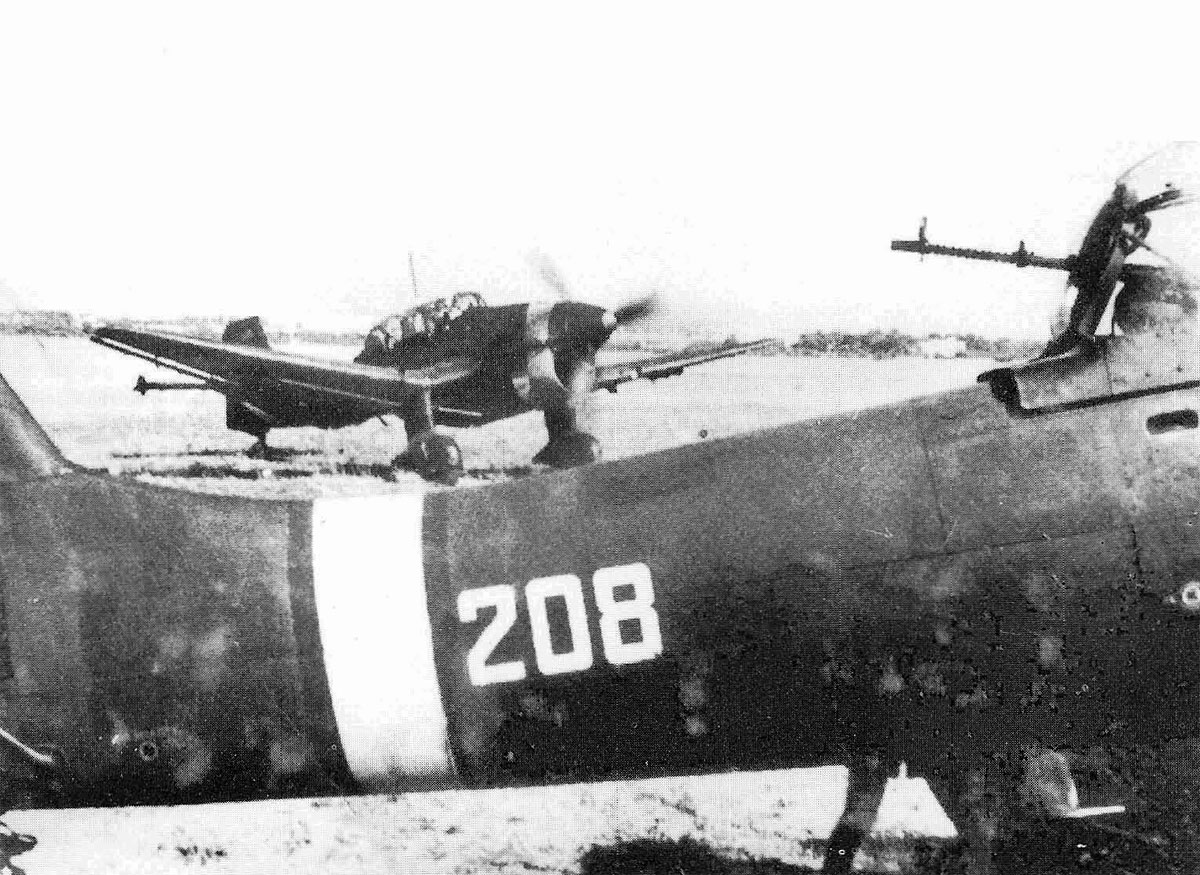 Junkers Ju 87B Picchiatelli RA 96 Gruppo 208a Squadriglia Yellow 3 1941 01