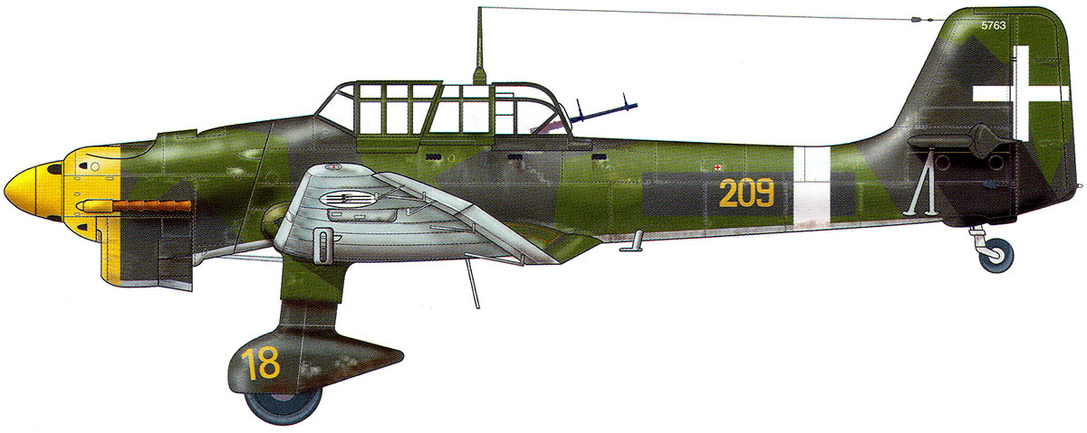 Junkers Ju 87R Picchiatello RA 96 Gruppo 209a Squadriglia Fernando Bartolomasi WNr 5763 Libya 1940 0A