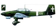 Asisbiz Junkers Ju 87B2 Picchiatelli RA 96 Gruppo 209a Squadriglia white 5 Gars el Arid 1941 0B