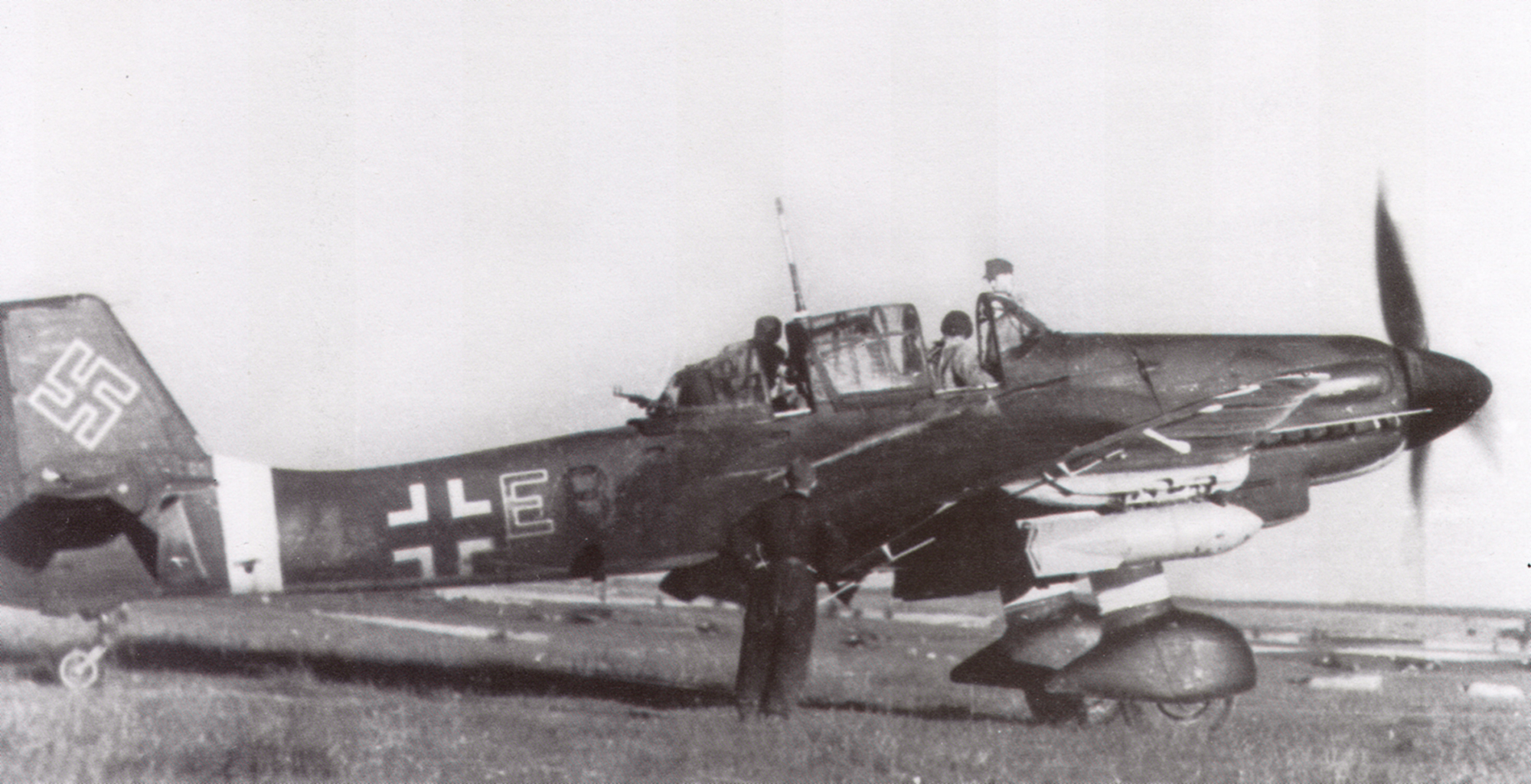 Junkers Ju 87D5 Stuka Stab I.SG1 (A5+EB) summer 1944 01