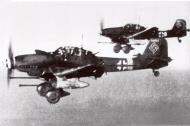 Asisbiz Junkers Ju 87G2 Stuka Stab SG2 WNr 494193 Stkz SO+FW Rudel over Seregelyes Hungary Dec 1944 01