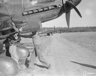 Asisbiz Junkers Ju 87D5 Stuka 3.SG3 S7+LL and S7+NL forground prior to taxing at Immola 2nd Jul 1944 01