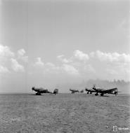 Asisbiz Junkers Ju 87D5 Stuka 3.SG3 S7+RL and S7+FL taxing Immola 28th Jun 1944 01