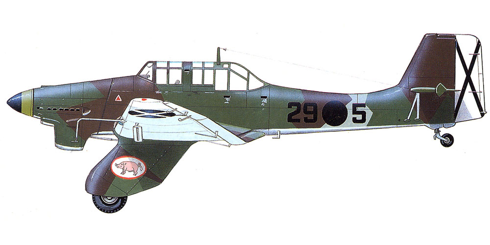 Junkers Ju 87A1 Stuka 4.K88 (29x5) Condor Legion Spain 1938 0A